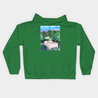 Succulent Swim Kids Hoodie